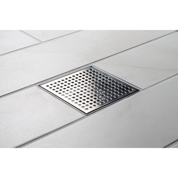 Designlineâ¢ 4 in. x 4 in. Square Drain Square Grate