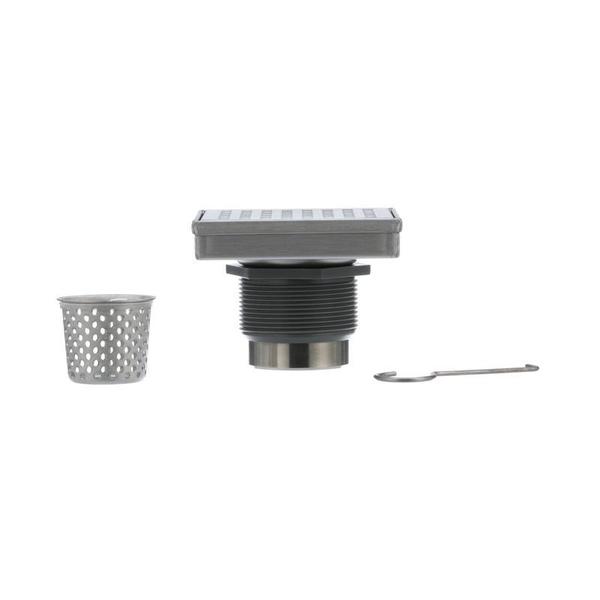 Designlineâ¢ 4 in. x 4 in. Square Drain Square Grate