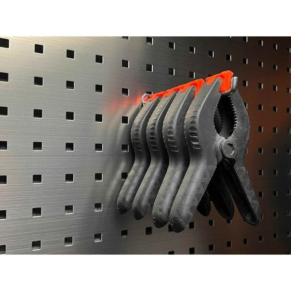 6 In. Single Rod 90 Degree Bend Stainless Steel Pegboard Hook for Stainless Steel LocBoard 3 Pack