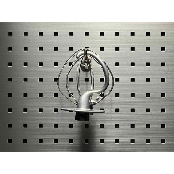 6 In. Single Rod 90 Degree Bend Stainless Steel Pegboard Hook for Stainless Steel LocBoard 3 Pack