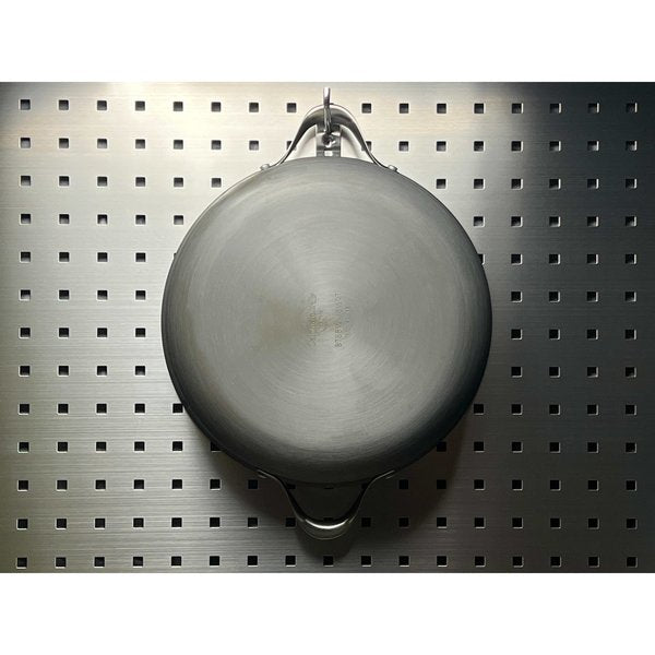 6 In. Single Rod 90 Degree Bend Stainless Steel Pegboard Hook for Stainless Steel LocBoard 3 Pack