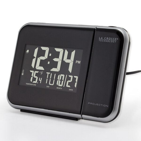 Projection Alarm Clock, Indoor Temp