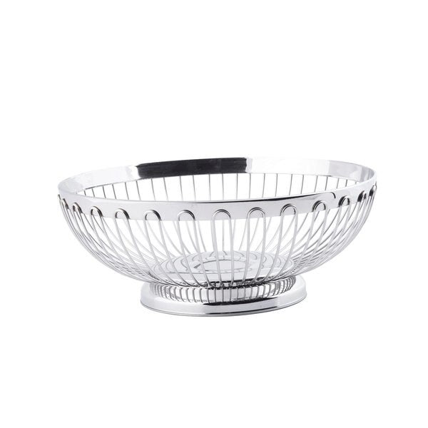 Regent Round Basket, 18-8 SS, 8