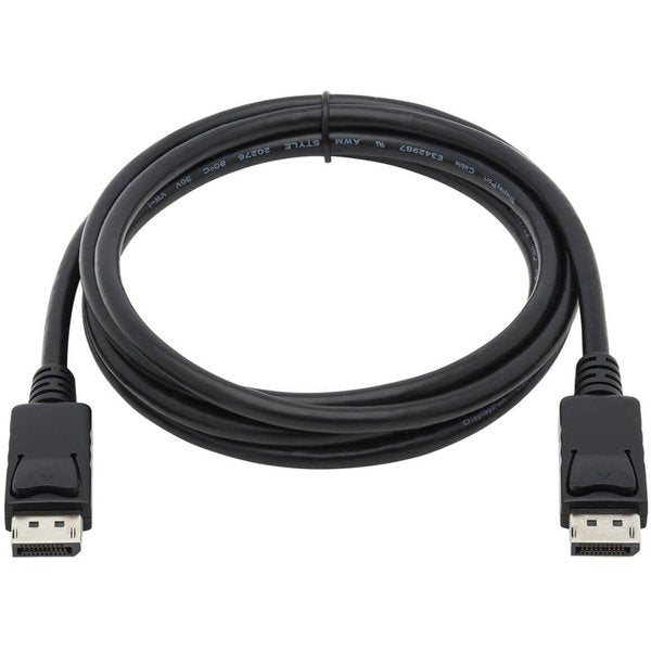 DisplayPort Cable, Latches, 4Kx2K, M/M, 10ft