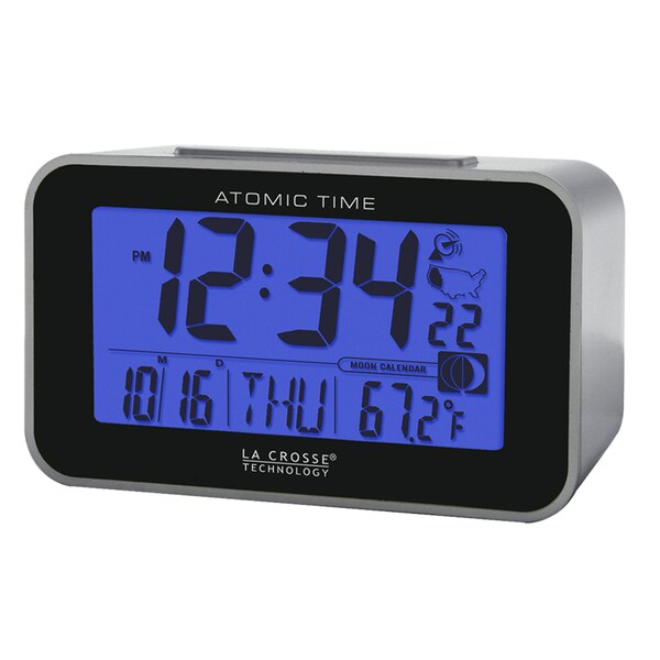 Atomic Dgtl Alarm Clock, Indoor Temp