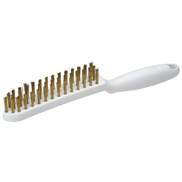 Non Sparking Brush, Brass, 3 Rows, Aluminum Bronze