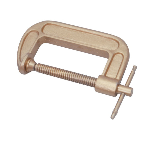 Non Sparking C-Clamp, 100mm (4in), Beryllium Copper