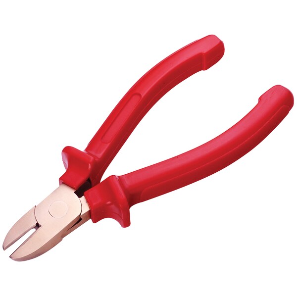 Non Sparking Diagonal Cutting Pliers, 200mm/8in, Beryllium Copper