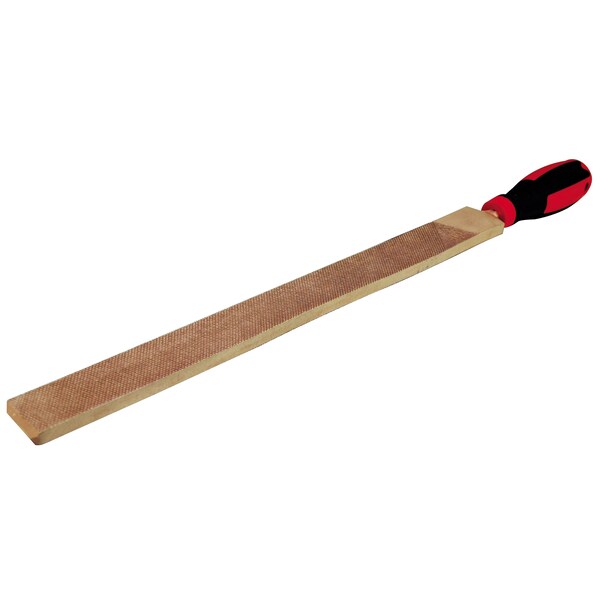 Non Sparking Flat Hand File, 200 x 20mm, Beryllium Copper
