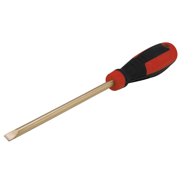 Non Sparking Screwdriver, Flat, 4x100, Beryllium Copper