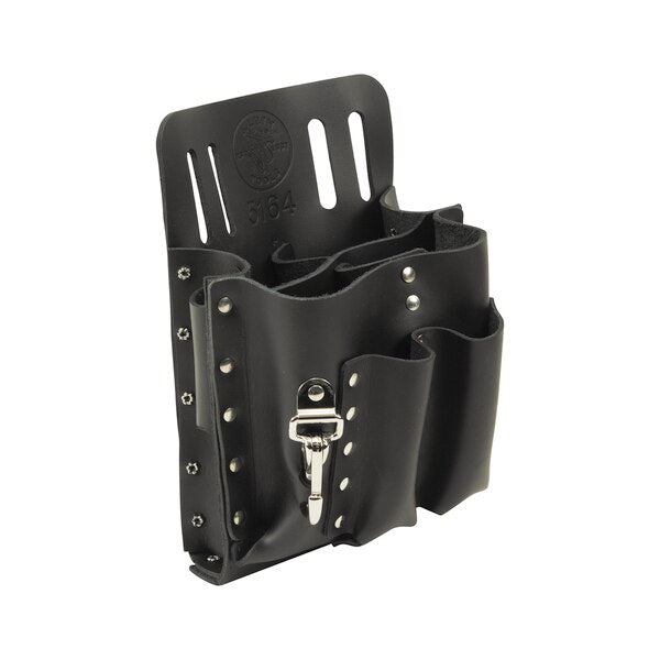 Black Leather 8 Pockets