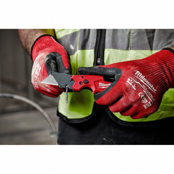 Folding Utility Knife, Manual Retraction, Straight, Wire Stripping, Bit Holding, Bottle Opening