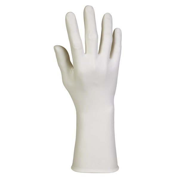 Disposable Gloves, Nitrile, White, 100 PK