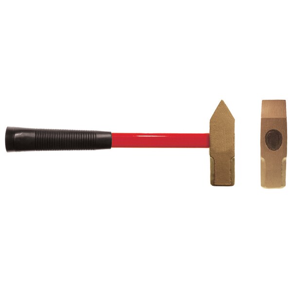 Non Sparking Hammer , Cross Peen, 3.5 , Beryllium Copper
