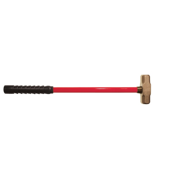 Non Sparking Hammer, Sledge, 12 lbs, Aluminum Bronze