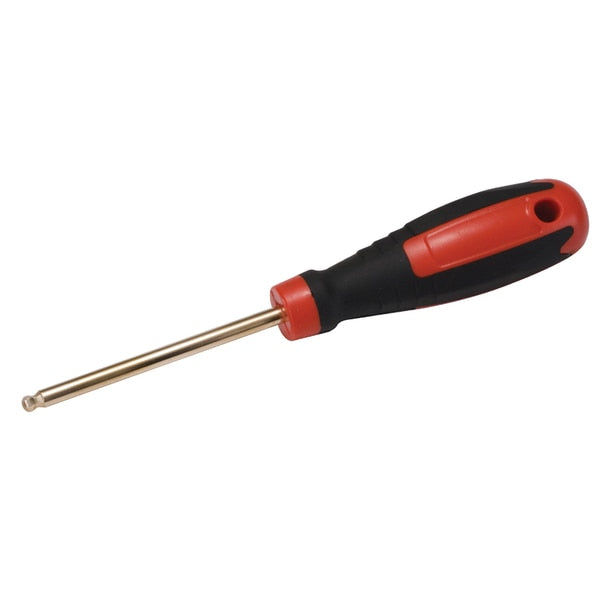 Non Sparking Hex Wrench, Ball Point, 2mm, Beryllium Copper