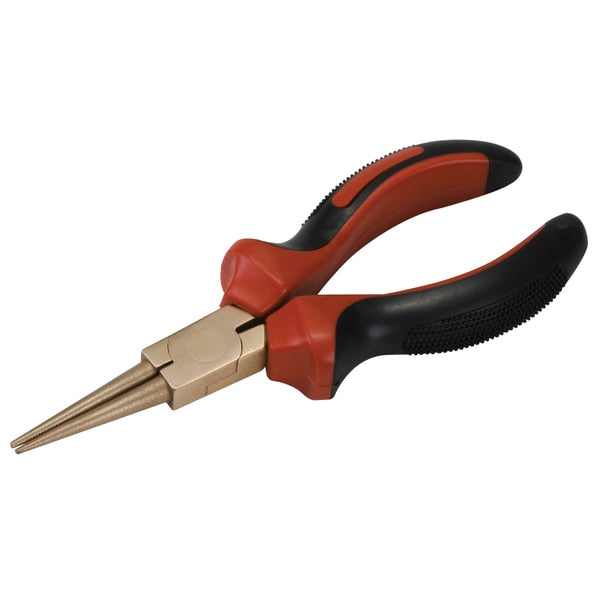 Non Sparking Plier, Round Nose, 150mm (6in), Aluminum Bronze