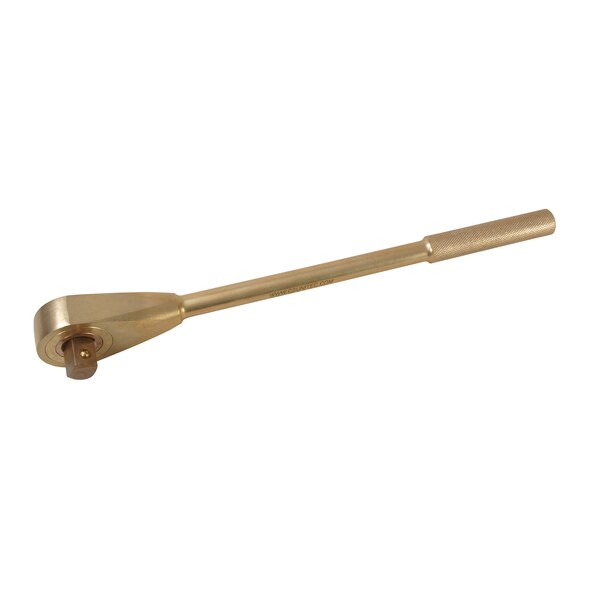 Non Sparking Ratchet Wrench, 1/2in, Aluminum Bronze