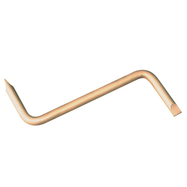 Non Sparking Screwdriver, Offset, 1/8in x 4in, Beryllium Copper