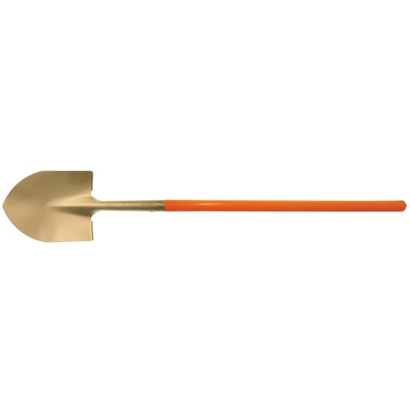 Non Sparking Shovel, Round, 240 x 280mm, Aluminum Bronze