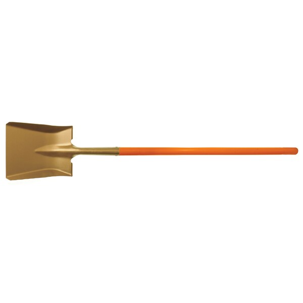 Non Sparking Shovel, Square, 230 x 270mm, Aluminum Bronze