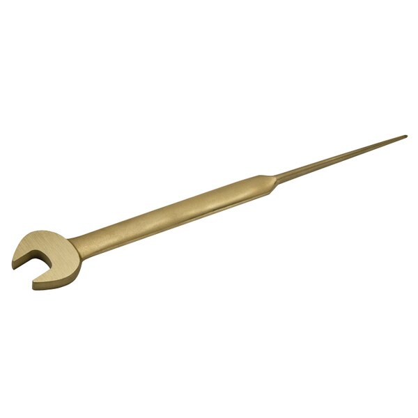 Non Sparking Wrench, Open End w/Pin, 1 7/16in, Beryllium Copper