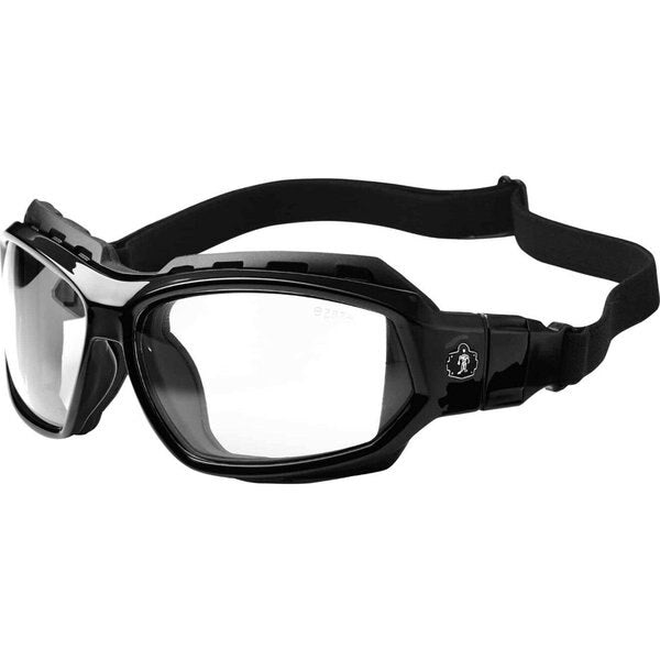 Safety Glasses, Traditional Clear Polycarbonate Lens, Anti-Fog, Scratch-Resistant