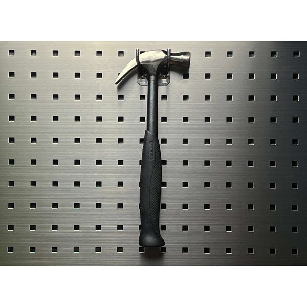 4 In. Double Rod 90 Degree Bend Stainless Steel Pegboard Hook for Stainless Steel LocBoard 3 Pack