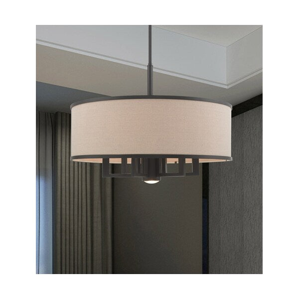 Park Ridge 7 Light Bronze Pendant Chande