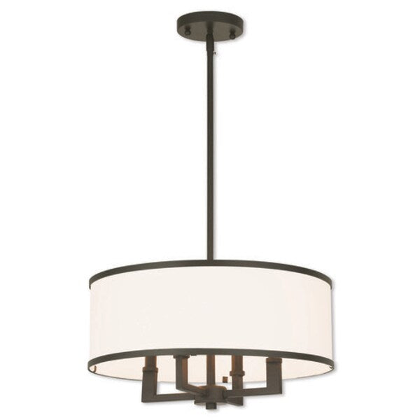 Park Ridge 4 Light Bronze Pendant Chande