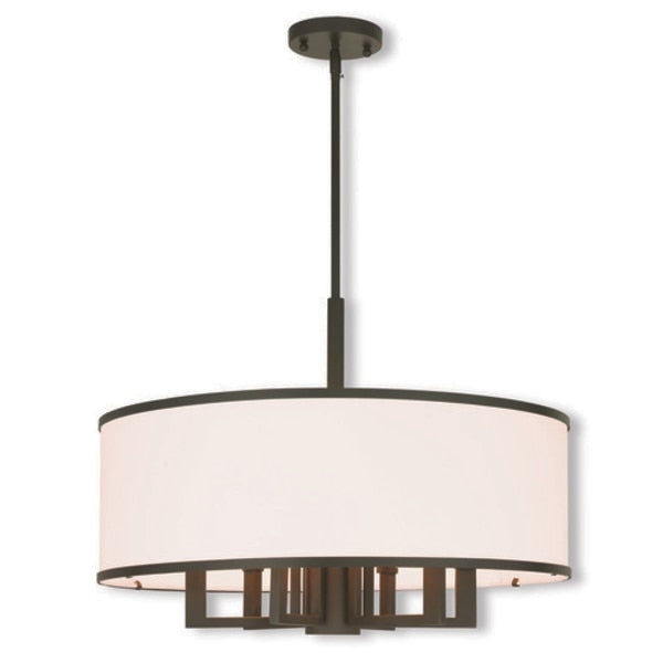 Park Ridge 7 Light Bronze Pendant Chandelier