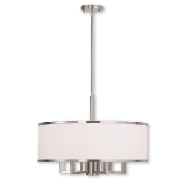 Park Ridge 6 Light Brushed Nickel Chand