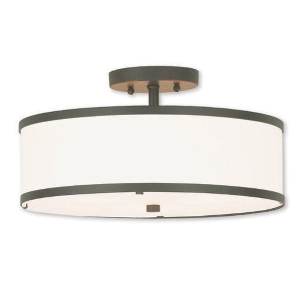 Park Ridge 3 Light Bronze Ceiling Mount