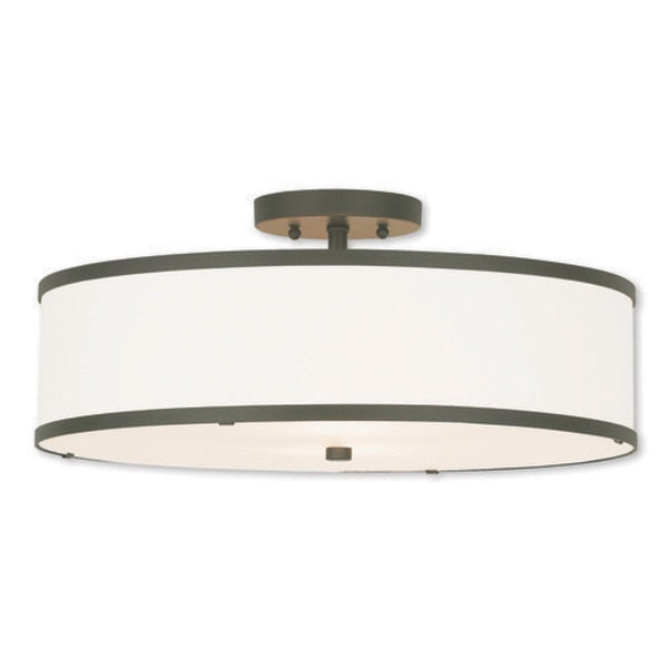 Park Ridge 3 Light Bronze Ceiling Mount