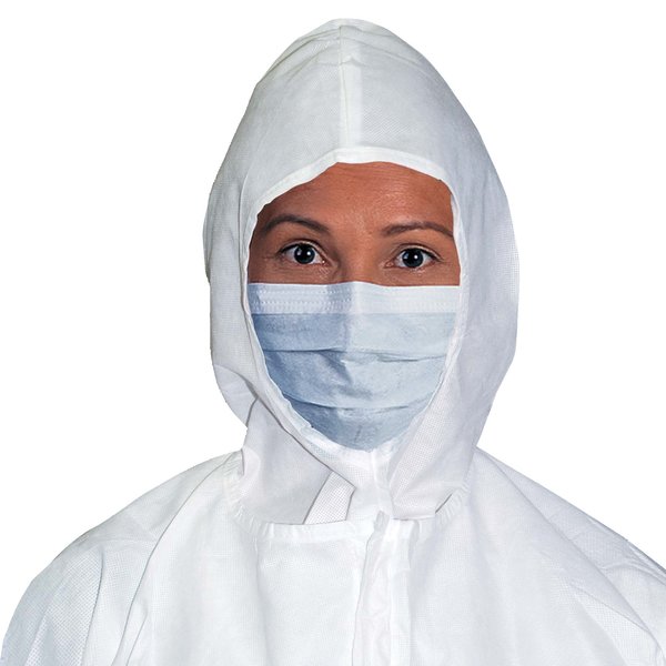 Disposable Respirator, Blue, PK50