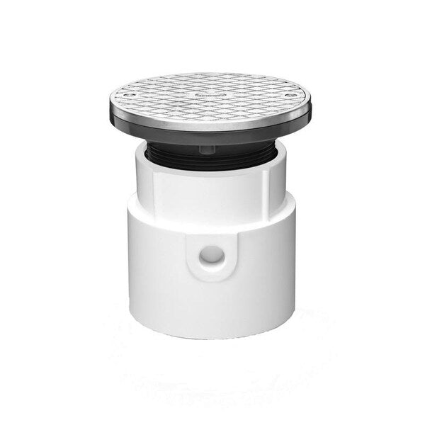 Barrel, Base: PVC, Strainer: Round with Ring, Cleanout
