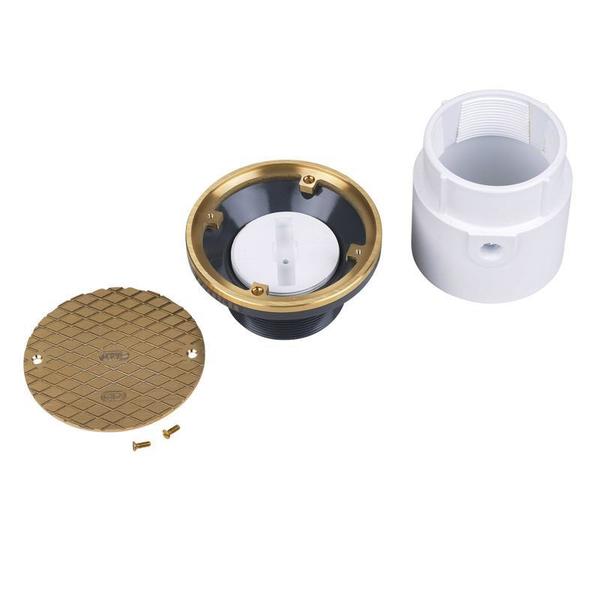 Barrel, Base: PVC, Strainer: Round with Ring, Cleanout