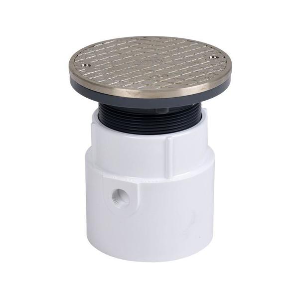 Barrel, Base: PVC, Strainer: Round with Ring, Cleanout