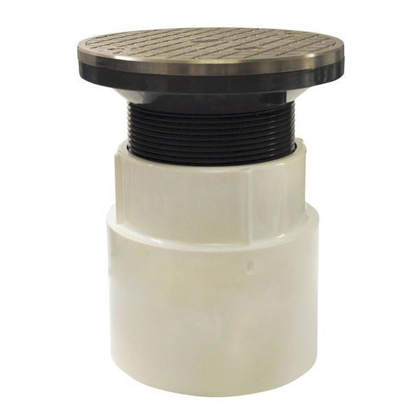 Barrel, Base: PVC, Strainer: Round with Ring, Cleanout