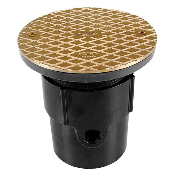Barrel: PVC; Base: ABS, Strainer: Round, Cleanout