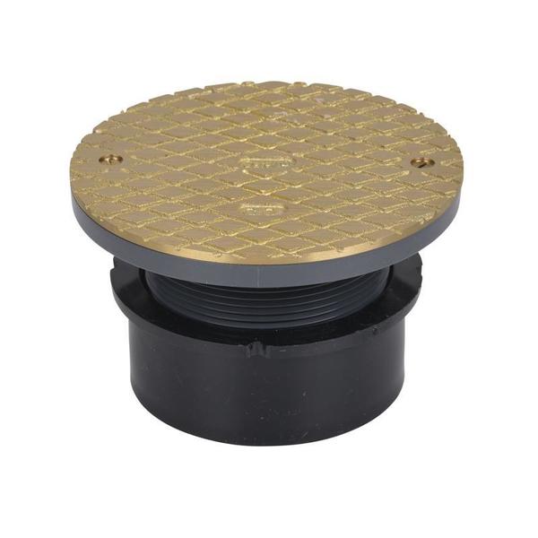 Barrel: PVC; Base: ABS, Strainer: Round, Cleanout