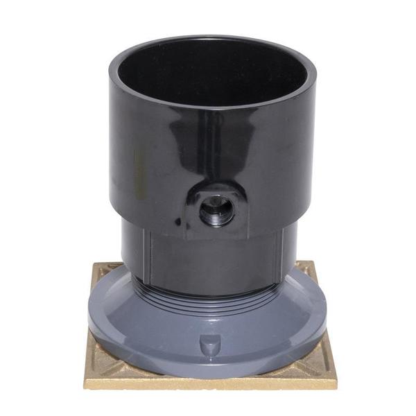 Barrel: PVC; Base: ABS, Strainer: Round with Square Ring, Cleanout
