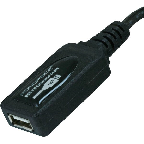 USB2.0 Active Ext.Cable, 32ft.L, Blk