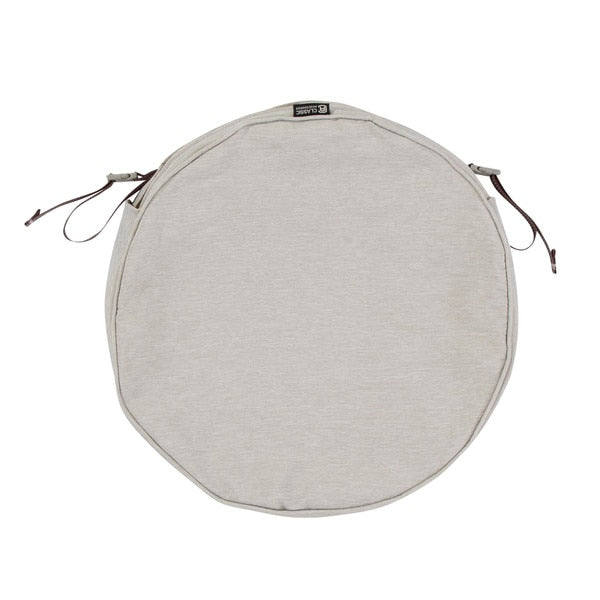 Round Dining Seat Cushion, Grey, 15