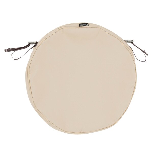 Round Dining Seat Cushion, Antique Beige, 18