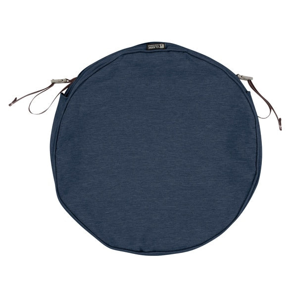 Round Dining Seat Cushion, Blue, 18