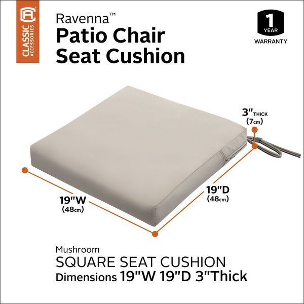 Ravenna Seat Cushion, 19