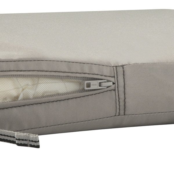 Ravenna Grey Bench Cushion, 42