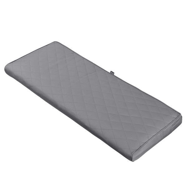 Montlake Quilted Patio Cushion, Grey, 48