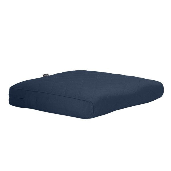 Montlake Quilted Patio Cushion, Navy, 48